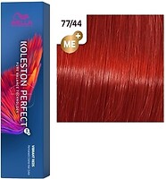 Фото Wella Professionals Koleston Perfect Me+ Vibrant Reds 77/44 вулканический красный