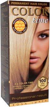 Фото Color Time Permanent Hair Color 100 Скандинавский блондин