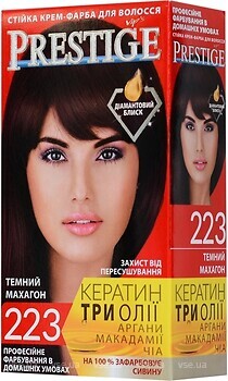 Фото Vip's Prestige Color crem 223 Темный махагон