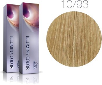 Фото Wella Professionals Illumina Color 10/93 яркий блонд золотистый сандре