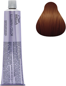 Фото Wella Professionals Illumina Color 5/35 Светло-коричневый золотисто-махагоновый