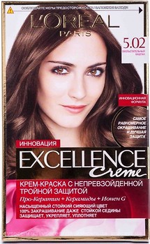 Фото L'Oreal Paris Excellence 5.02 обольстительный каштан