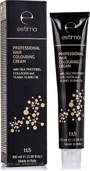 Фото Estima Professional hair colouring cream 1.10 иссиня-черный
