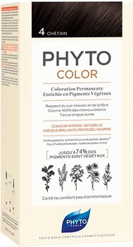 Фото Phyto Phytocolor Coloration Permanente 4 шатен