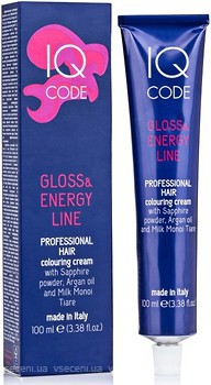 Фото IQ code Gloss&Energy line 6.11 темный блондин интенсивный пепельный