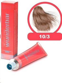 Фото Wunderbar Hair Color Cream 10/3 сверх светлый золотистый блонд