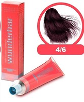Фото Wunderbar Hair Color Cream 4/6 средне-коричневый фиолетовый