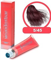 Фото Wunderbar Hair Color Cream 5/45 светло-коричневый махагоновый медный