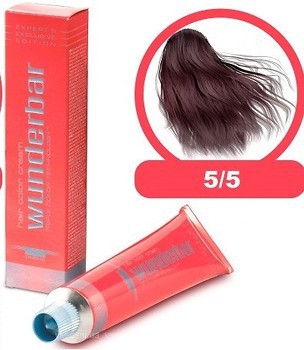 Фото Wunderbar Hair Color Cream 5/5 светло-коричневый махагон