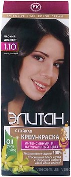 Фото Элитан Intensive Hair Color 1.10 черный диамант