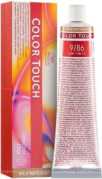 Фото Wella Professionals Color Touch Rich Naturals 9/86 очень светлый блондин жемчужно-фиолетовый