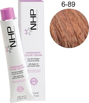 Фото NHP Permanent Color Cream 6.89 карамель