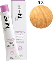 Фото NHP Permanent Color Cream 9.3 очень светлый золотистый блондин
