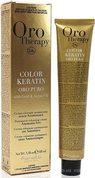 Фото Fanola Oro Therapy Color Keratin 7.13 блонд бежевый