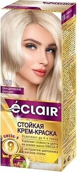Фото Eclair Omega 9 Hair Color 110 скандинавский блондин