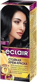 Фото Eclair Omega 9 Hair Color 11 иссиня-черный