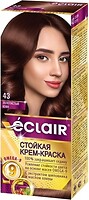 Фото Eclair Omega 9 Hair Color 43 золотистый кофе