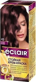 Фото Eclair Omega 9 Hair Color 45 дикая вишня
