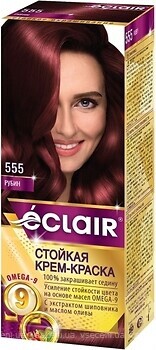 Фото Eclair Omega 9 Hair Color 555 рубин
