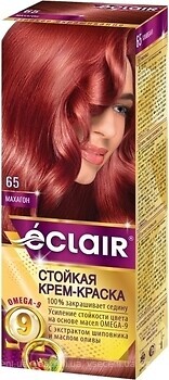 Фото Eclair Omega 9 Hair Color 65 махагон
