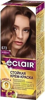 Фото Eclair Omega 9 Hair Color 673 эспрессо