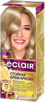 Фото Eclair Omega 9 Hair Color 80 светло-русый