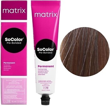 Фото Matrix SoColor Pre-Bonded 8SP светлый блондин серебристо-жемчужный