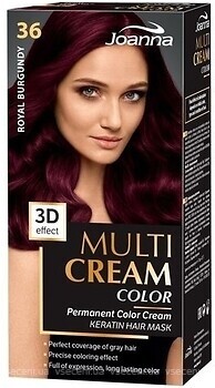 Фото Joanna Multi Cream Color 3D Effect 36 Royal Burgundy