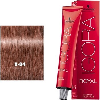 Фото Schwarzkopf Professional Igora Royal 8.84 светло-русый красный бежевый
