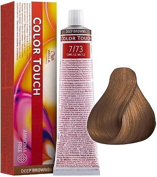 Фото Wella Professionals Color Touch 7/73 блонд коричневый золотистый