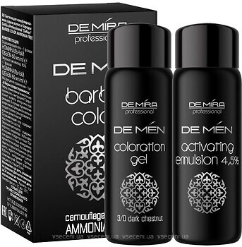 Фото DeMira Professional DeMen Barber Color 5/0 светлый шатен