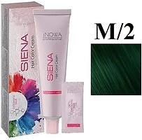 Фото jNowa Professional Siena Hair Color Cream M/2 зеленый