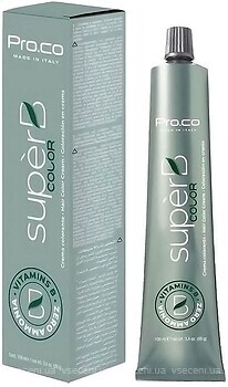 Фото Pro.Co SuperB Hair Color Cream 1/0 черный