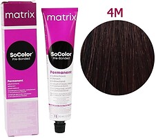 Фото Matrix SoColor Pre-Bonded 4M шатен мокка