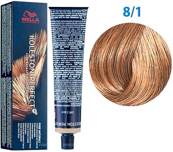 Фото Wella Professionals Koleston Perfect 8/1 светлый пепельный блондин