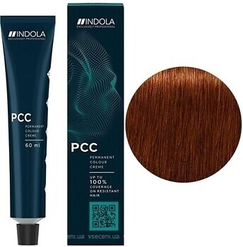 Фото Indola Exclusively Professional PCC Intense Coverage 5.6+ Светло-коричневый красный натуральный