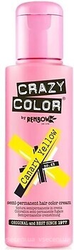 Фото Crazy Color Semi Permanent Hair Color Cream 49 Canary Yellow канареечно-желтый