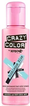 Фото Crazy Color Semi Permanent Hair Color Cream 63 Bubblegum Blue голубой