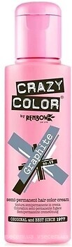 Фото Crazy Color Semi Permanent Hair Color Cream 69 Graphite графит