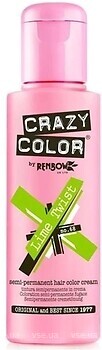 Фото Crazy Color Semi Permanent Hair Color Cream 68 Lime Twist лаймовый твист