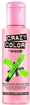 Фото Crazy Color Semi Permanent Hair Color Cream 79 Toxic UV зеленый