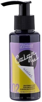 Фото Profesional Cosmetics Color Ful 02 Violet 100 мл