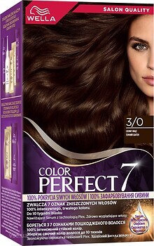 Фото Wella Color Perfect 3/0 темный шатен