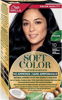 Фото Wella Soft Color 10 черный эспрессо