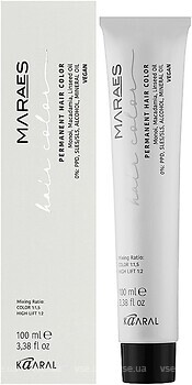 Фото Kaaral Maraes Vegan Permanent Hair Color 6.66 Темный блондин интенсивный красный