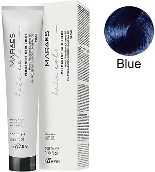 Фото Kaaral Maraes Vegan Permanent Hair Color B Синий