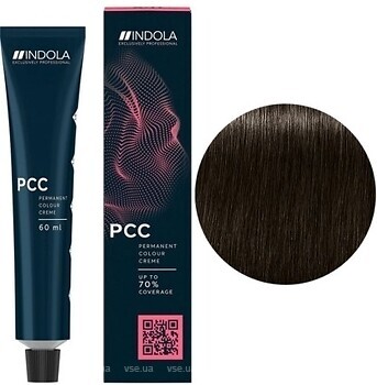 Фото Indola Exclusively Professional PCC Cool & Neutral 4.1 Средний коричневый пепельный