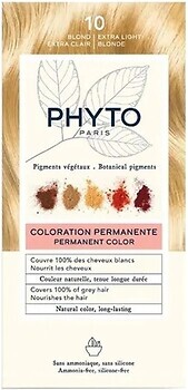 Фото Phyto Phytocolor Coloration Permanente 10 экстрасветлый блондин