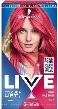 Фото Schwarzkopf Live Color + Lift L77 Pink Passion розовая страсть