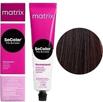 Фото Matrix SoColor Pre-Bonded 4NW натуральный теплый шатен